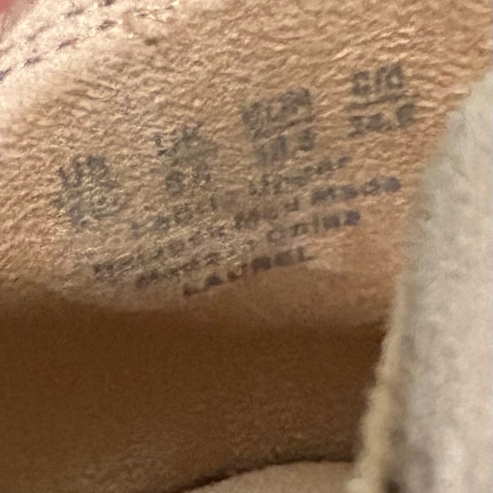 Dr. Scholl’s Laurel Ankle Boots Tan Suede Leather Low Block Heel Booties Size 8 - Picture 6 of 8
